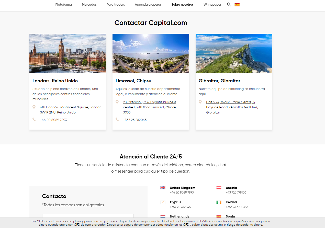 Capital.com Revise la asistencia al cliente Capital.com Revise la asistencia al cliente